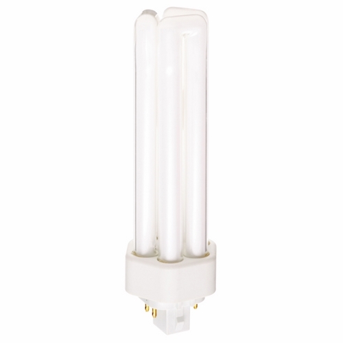 S8356 HyGrade Triple Twin Compact Fluorescent Lamp, 42 W, GX24q-4 Lamp, T4 Shape, 3200 Lumens Initial