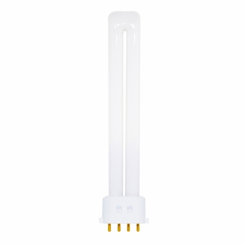 S8367 HyGrade Single Twin Compact Fluorescent Lamp, 13 W, 2GX7 Lamp, T4 Shape, 800 Lumens Initial