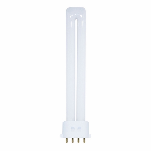 S8368 HyGrade Single Twin Compact Fluorescent Lamp, 13 W, 2GX7 Lamp, T4 Shape, 800 Lumens Initial