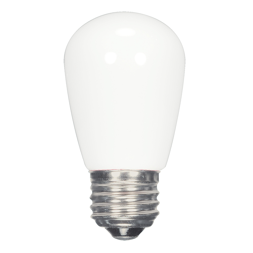 S9175 LED Specialty Lamp, 1.4 W, 11 W Incandescent Equivalent, E26 Lamp Base, S14 Shape, 120 V AC
