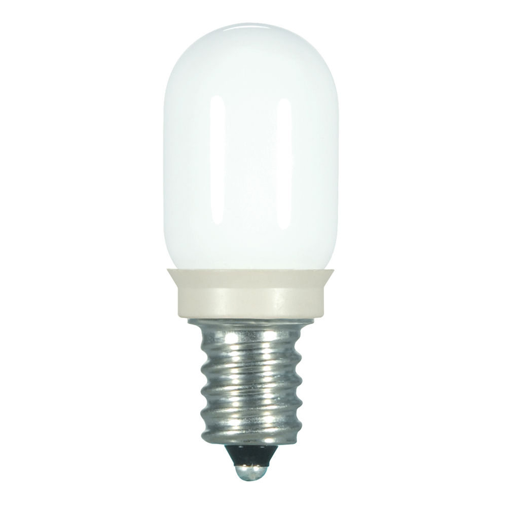 S9177 LED Specialty Lamp, 0.8 W, 15 W Incandescent Equivalent, E12 Lamp Base, T6 Shape, 120 V AC