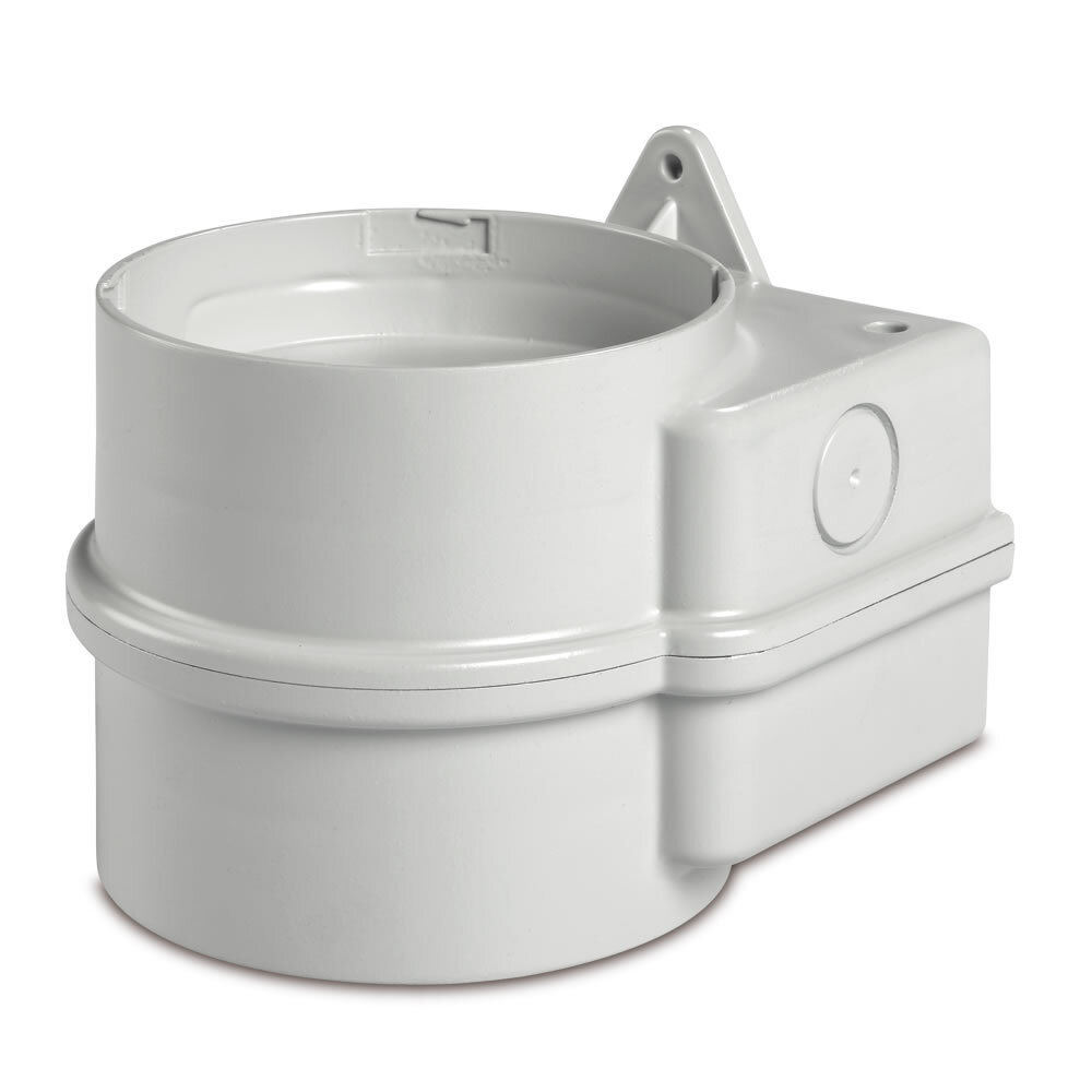SLMBT-120-240GY StreamLine SLMB Oblong Twin Multi-Tone Signal Base, For Use With 12 to 24 V AC/DC or 120 to 240 V AC Sounder, Polycarbonate, Gray