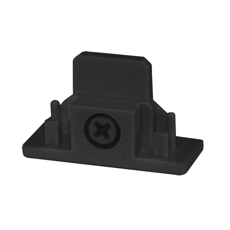 T28 BL 1-Circuit Dead End, For Use With 1-Circuit Trac System Field-Cut Trac Section, 120 V AC, Black