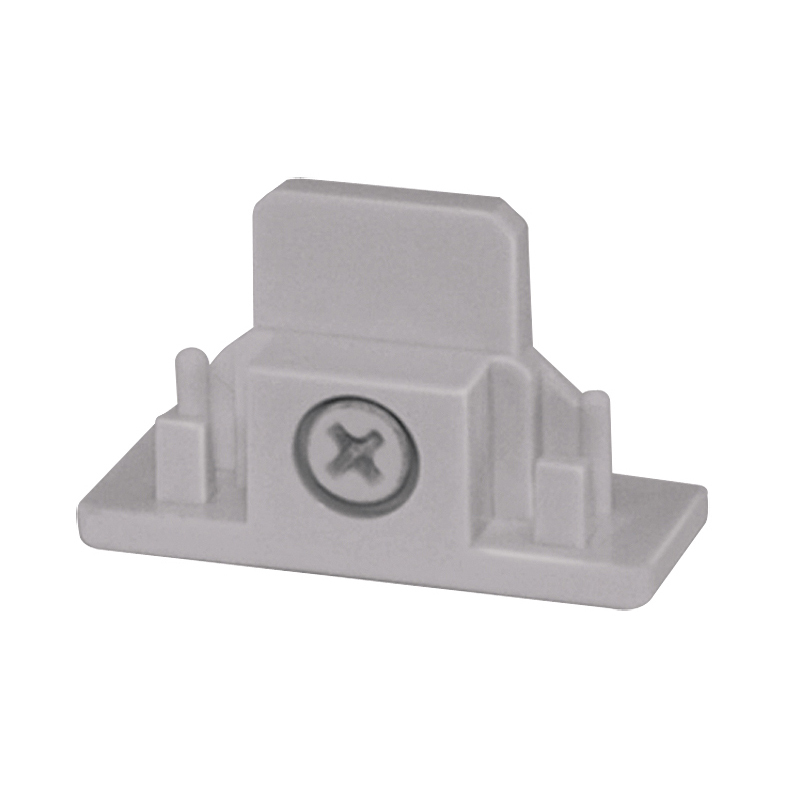 T28 SL 1-Circuit Dead End, For Use With 1-Circuit Trac System Field-Cut Trac Section, 120 V AC, Silver