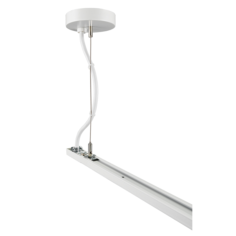 T598 144IN BL Cable Suspension Feed Kit, 120 V AC, For Use With Rigid Ceiling One Circuit Trac System