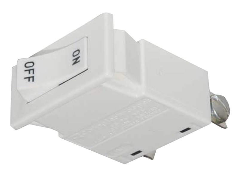TCLCB 0.5A WHT TCL 1-Pole Current Limiting Circuit Breaker, For Use With R Series Trac System, 120 V AC, 60 W, 0.5 A, White