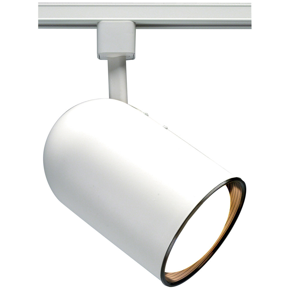TH210 Transitional Track Lighting Head, Incandescent Lamp, 75 W Fixture, 120 V AC, Bullet Cylinder Head, 9-1/2 in Max Extension