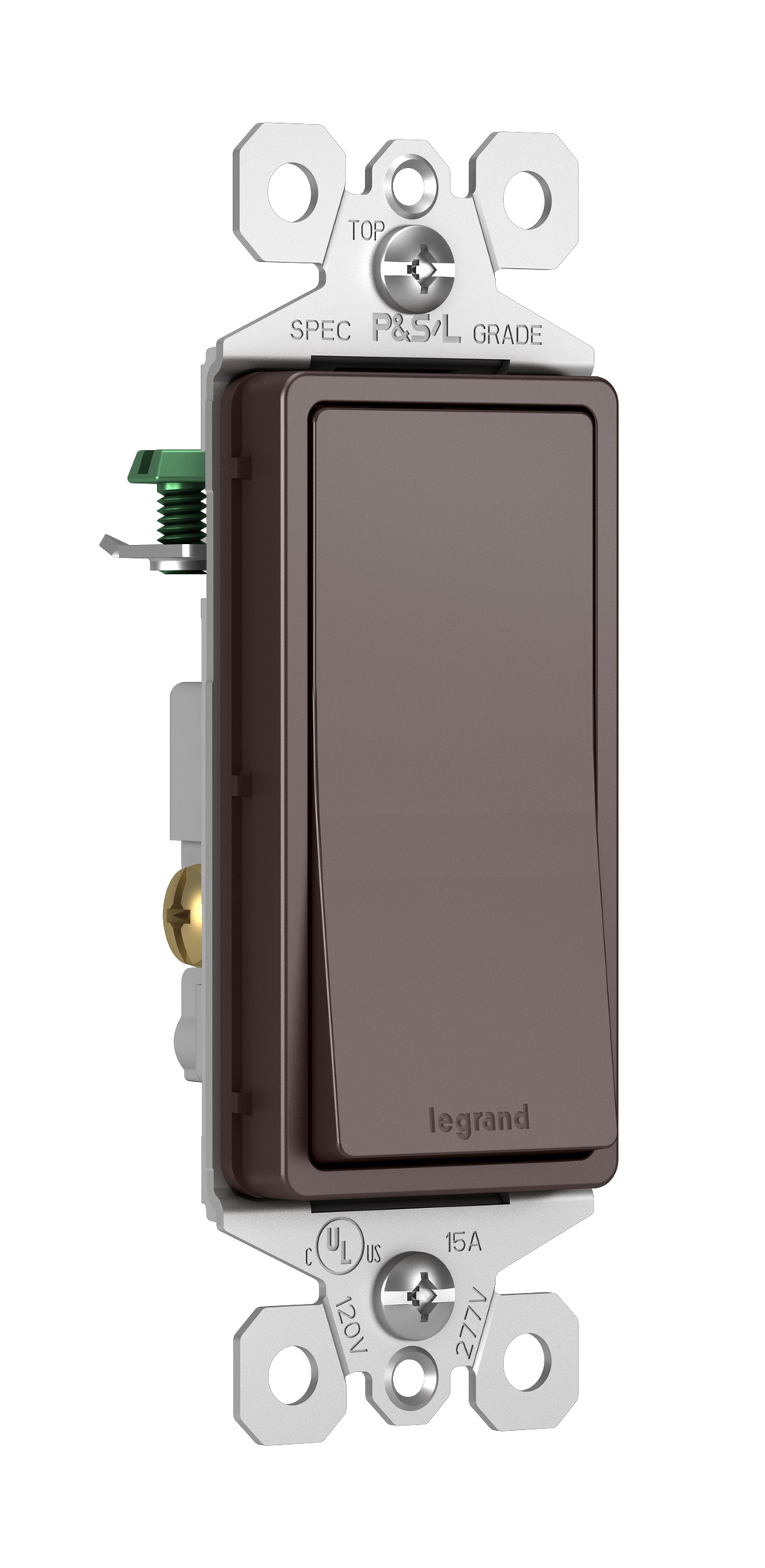 TM870DBCC10 radiant 15 Amp Single-Pole Switch, Dark Bronze