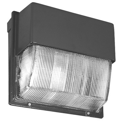 TWH LED 10C 1000 50K T3M MVOLT DDBXD Glass Refractor LED Outdoor Wall Pack, 10 LEDs, 1000 mA, 5000K