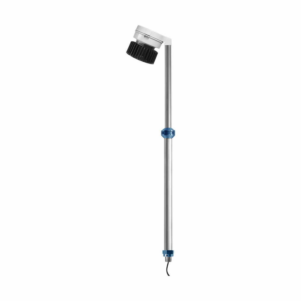 V65H-G Adjustable Raised Height Telescoping Safety Light Pole, 108 in H Mounting, 2 in OD, Structural Steel