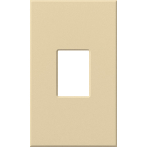 VWP-1-IV Architectural Wall Plate for Nova T Dimmers and Switches, 1 Gang, Matte, Ivory