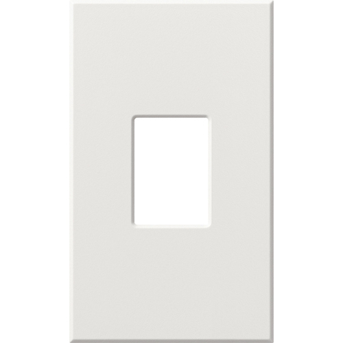 VWP-1-WH Architectural Wall Plate for Nova T Dimmers and Switches, 1 Gang, Matte, White