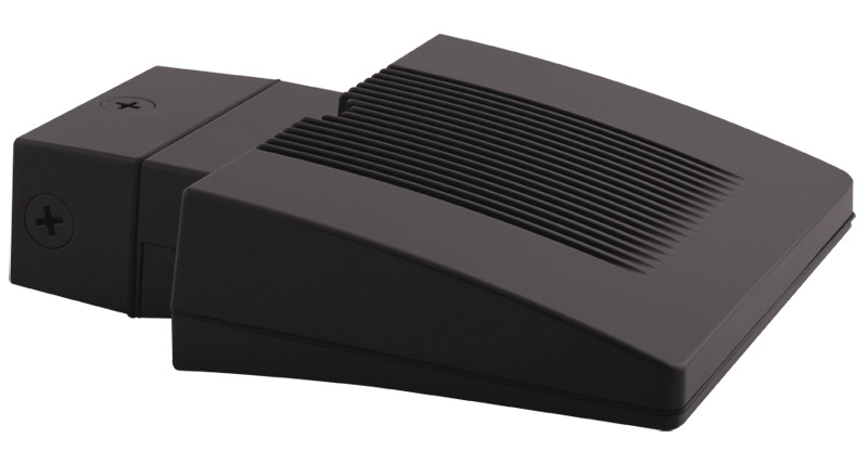 WPLED18Y Standard Wallpack,) LED Lamp, 20 W Fixture, 120 to 277 VAC, Bronze/Polyester Powder Coated Housing