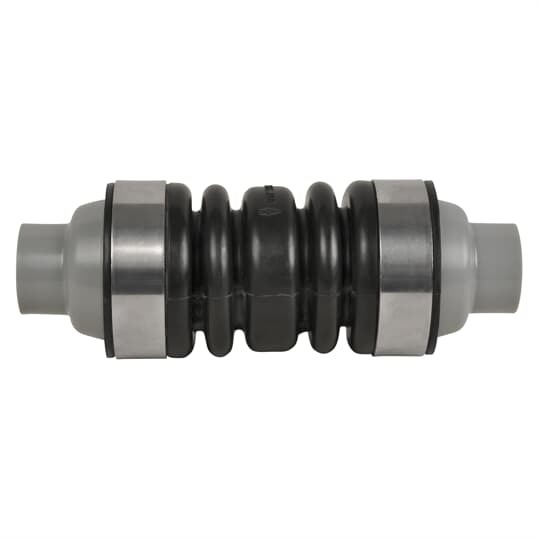 XD010NM-TB T&B XD Series Expansion/Deflection Non-Metallic Expansion/Deflection Coupling With Neoprene Rubber Boot and Stainless Steel Clamp, 4 in, For Use With SCH 40 and SCH 80 Rigid PVC Conduit, PVC