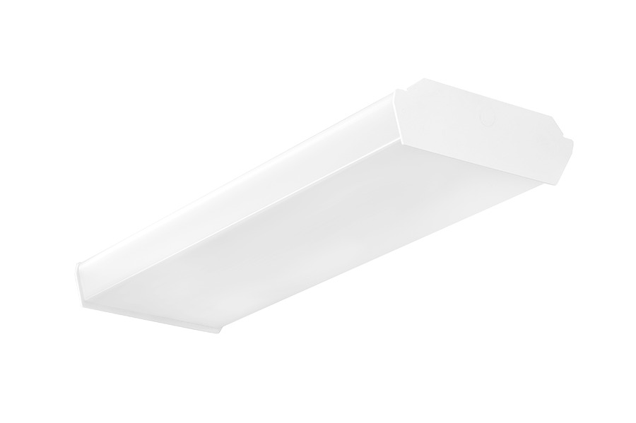 GUS2-25NW/D10 Dimmable General Purpose Wraparound Fixture With 0 to 10 VDC Dimming Driver, 25 W Fixture, 120 to 277 V AC, White Housing