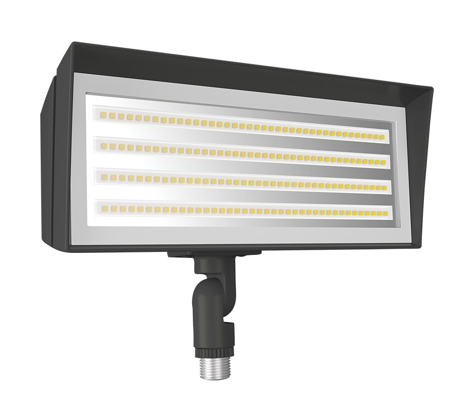 FFLEDXS/PCU FFLED Flood Light, LED Lamp, 9/13/18 W Fixture, 120 to 277 V AC, Bronze Housing