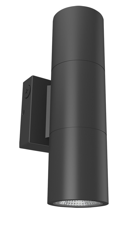 CD34FA4W-20-508-ZC CD34FA Cylinder Sconce, 20 W Fixture, 120 to 277 V AC, Bronze Housing