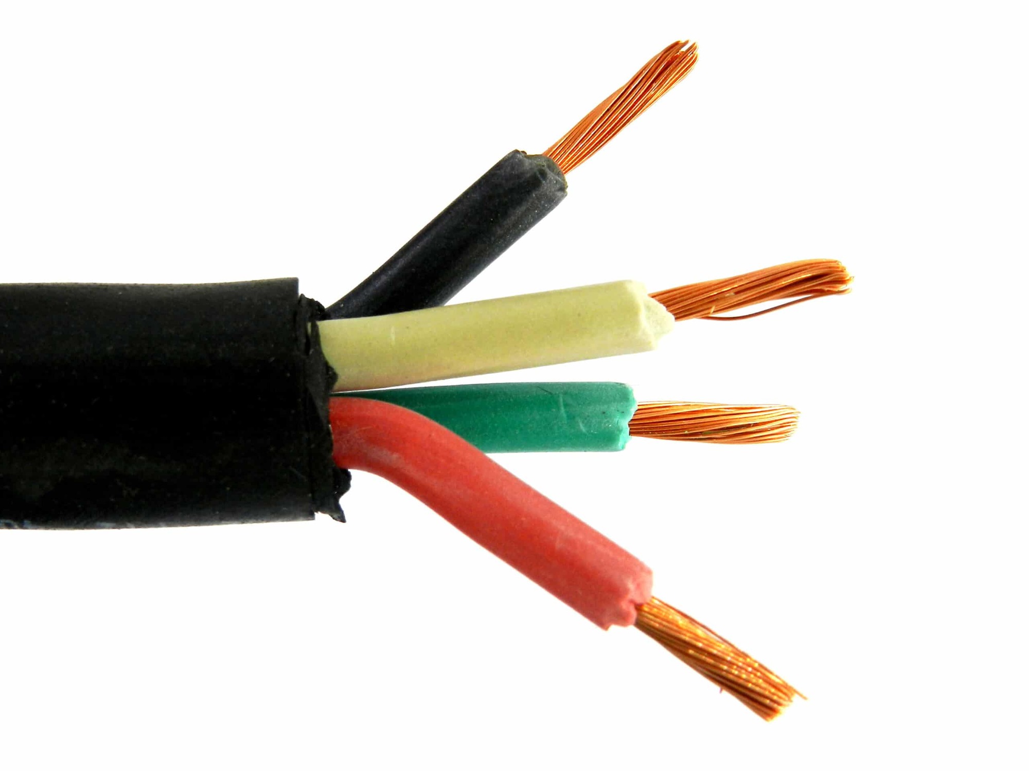 SOOW/SOW Cord, 14 AWG, 4 Conductors, Black, 1000 Foot Reel