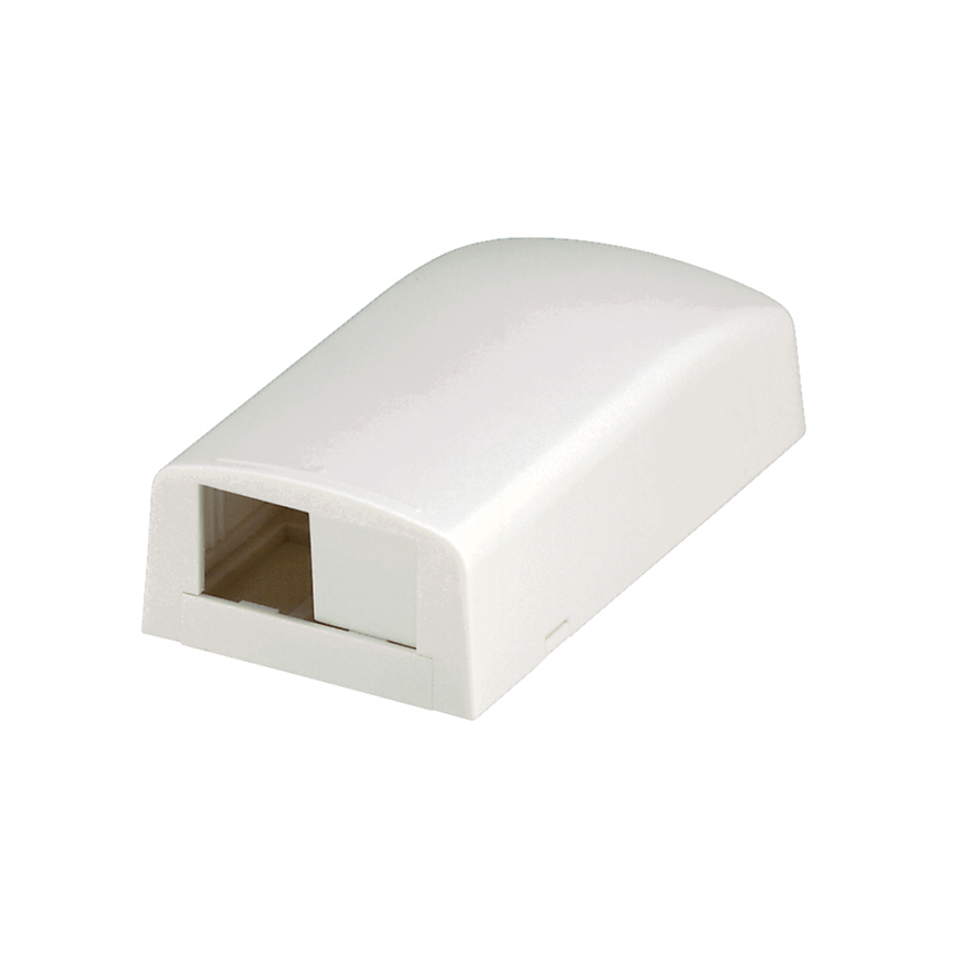 Mini-Com, Surface Mount Boxes, Elongated, 2 port, International Gray