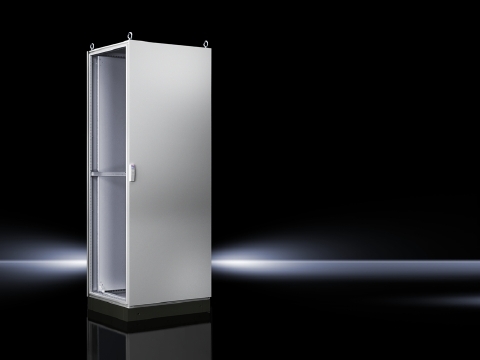 8828548 TS/TS8 Compact Baying Enclosure System With Door, 31 in W x 24 in D, NEMA 3R/IP54/IP55 NEMA Rating, Carbon Steel