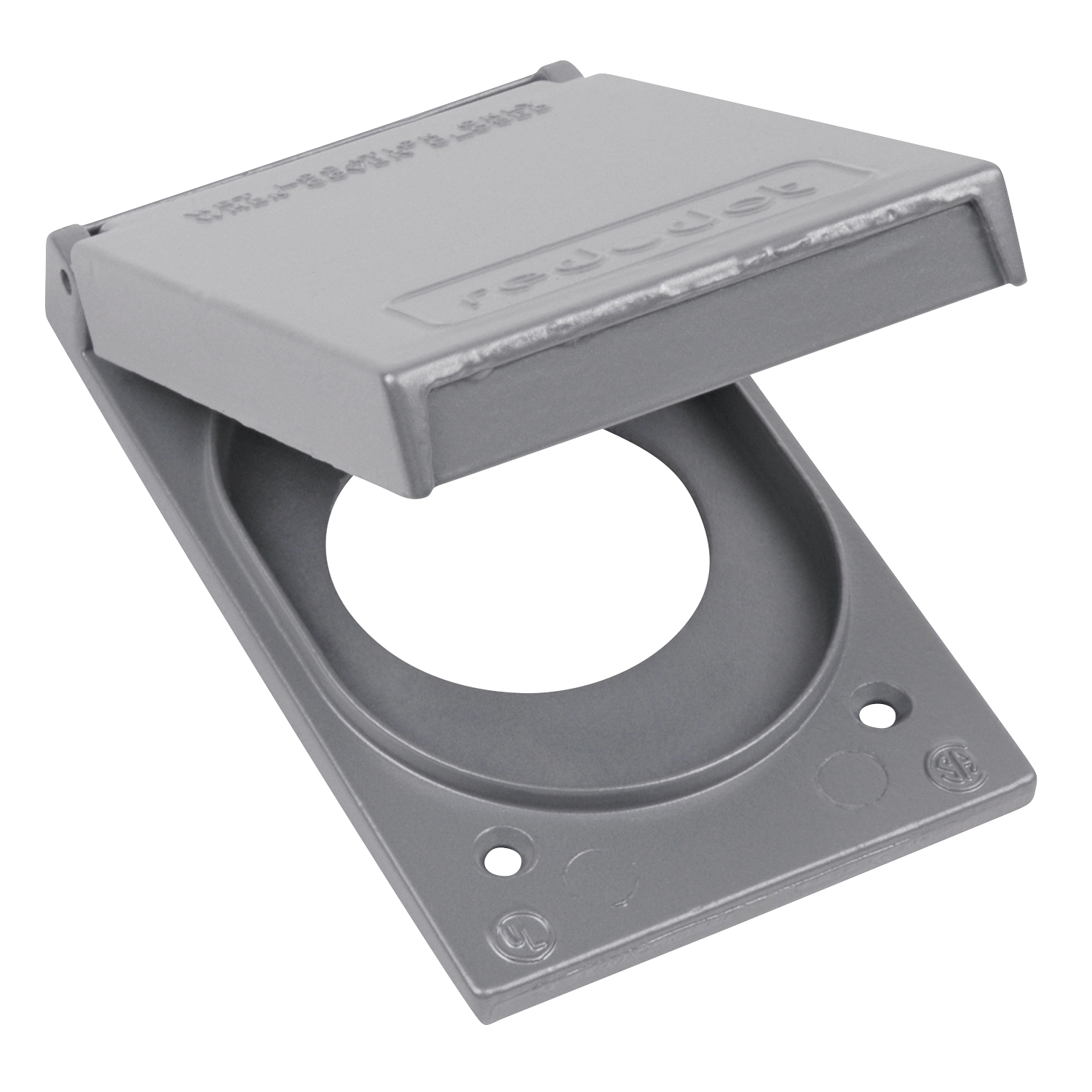 CFSR-S T&B FS/FD Weatherproof Device Box Cover, 4-9/16 in L x 2-13/16 in W, Die Cast Aluminum
