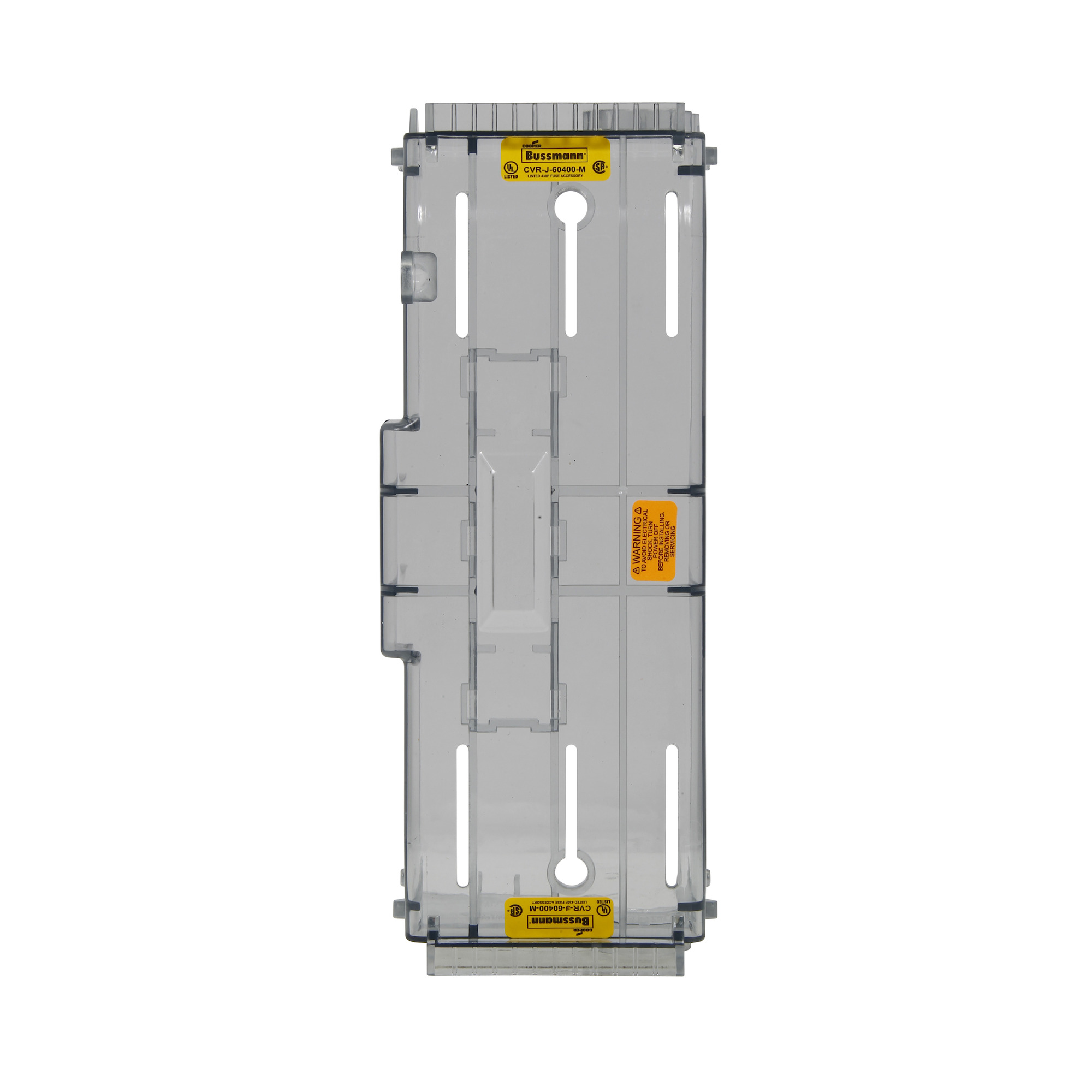 CVR-J-60400-M Non-Indicating Fuse Block Cover, 400 A, 600 V AC, For Use With Class J Modular Fuse Block, Thermoplastic