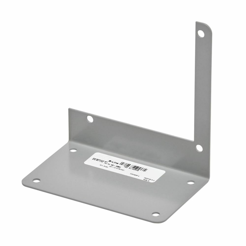 88-12BH Wireway Hanger, 8 x 8 in, For Use With NEMA 12/IP54 Feed-Through Hinged, Screw Clamp Cover Wireway, Steel, Gray