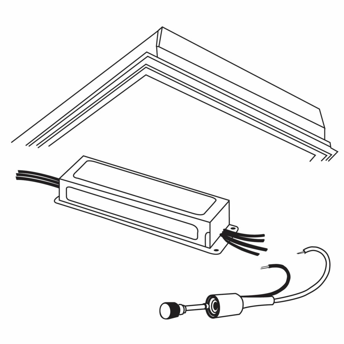 A12-100-22GP-U Metalux Commercial Lens, For Use With G, GR8, GC, GC8 Series Recessed Ceiling Lighting System, 2 x 2 ft, #2, Acrylic
