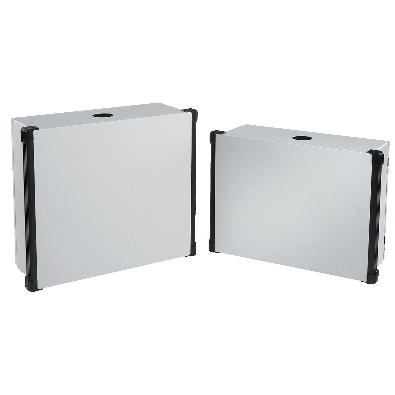 CP455512 Concept C2 Series HMI Enclosure With Black Extrusion, 450 mm L x 550 mm W x 120 mm D, NEMA 4/IP66 NEMA Rating, Steel