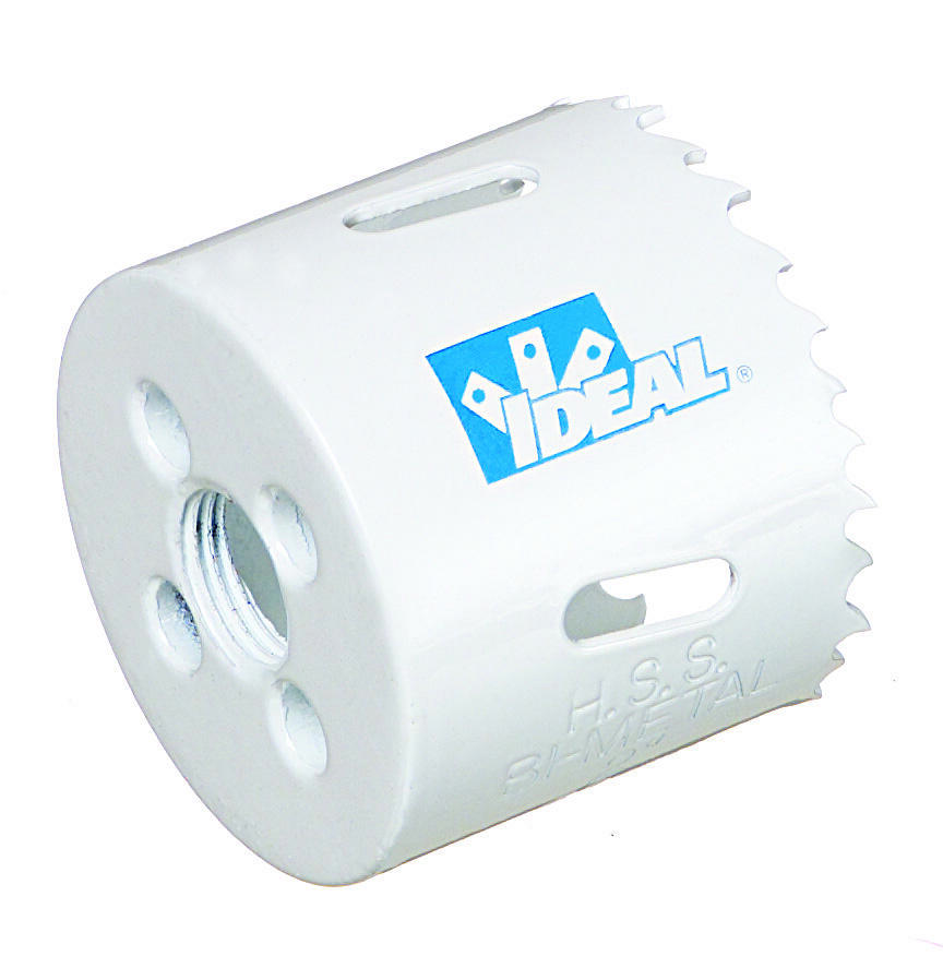 36-548 Hole Saw, 3-1/2 in Dia, 1-7/8 in D Cutting, Bi-Metal Cutting Edge, 7/16 in, 3/8 in Arbor