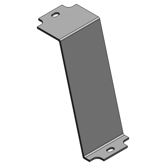AFP-8B Steel City Blank Power Panel Cover, 4-17/64 in L, For Use With AFM-8 Series Access Floor Module, Steel
