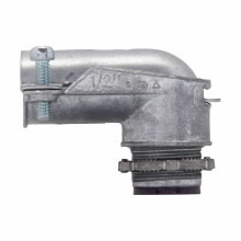 1739DC Insulated Squeeze Conduit Connector, 1 in Trade, For Use With Flexible Metal Conduit, Die Cast Zinc, Natural