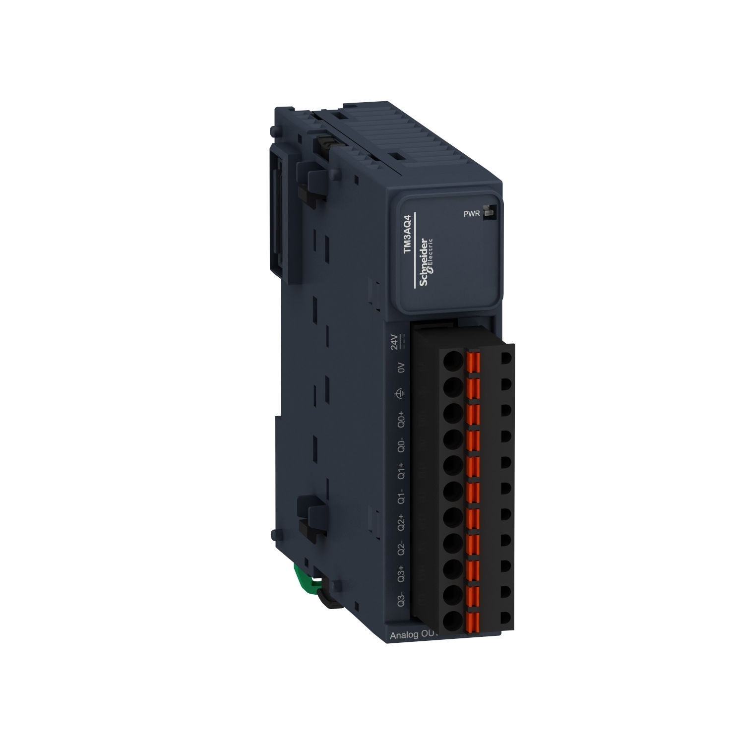 TM3AQ4G Modicon Analog Output Module, 4 Outputs, 12 bit Resolution