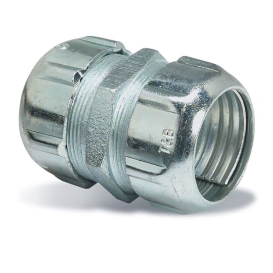 8620 T&B Threadless Compression Coupling, 2 in, For Use With Rigid/IMC Conduits, Malleable Iron