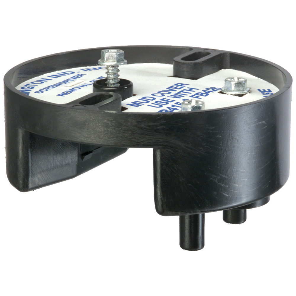 FB415 Fan/Fixture Mounting Box With Knockout, Plastic, 10.3 cu-in Capacity, 4-1/4 in L x 4-1/4 in W x 2-1/4 in H