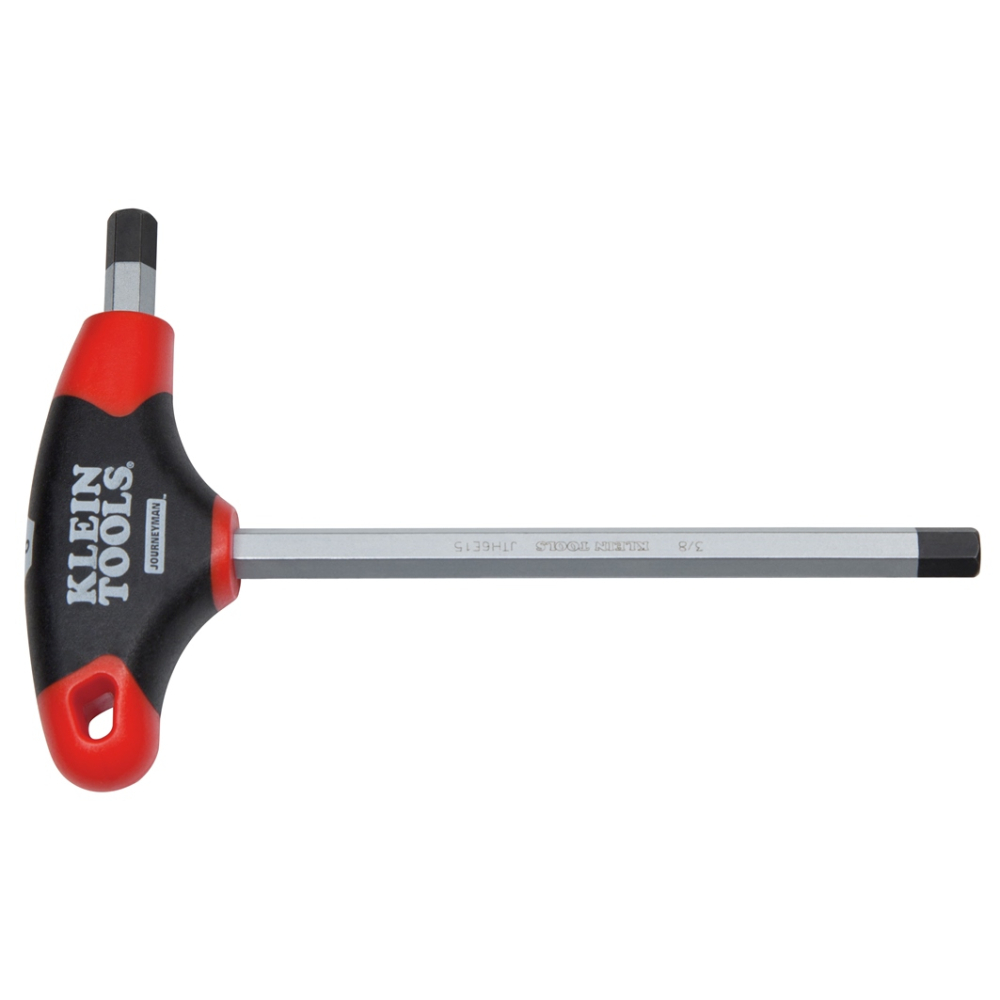 JTH6E17 Journeyman Hex Key, 1/2 in Hex, T-Handle Grip Handle, Steel