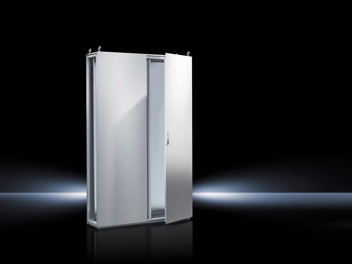 8080500 TS 8 Double Door Baying System Enclosure, 39 in W x 16 in D x 71 in H, NEMA 12/IP55, Carbon Steel
