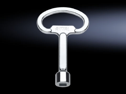 2549500 Square/Triangular Universal Enclosure Key, For Use With SZ Series Enclosure, Metal
