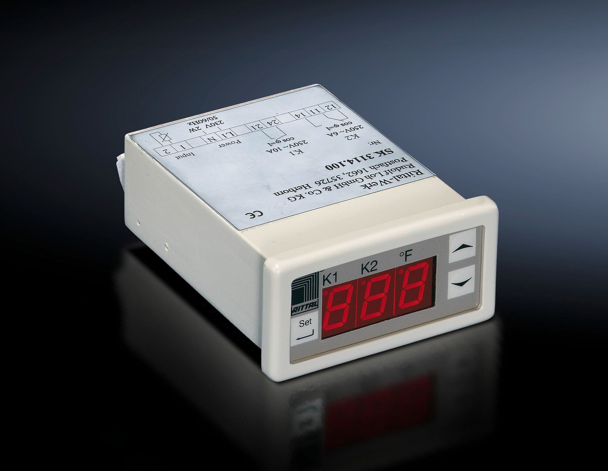 3114200 Digital Temperature Display, Light Gray