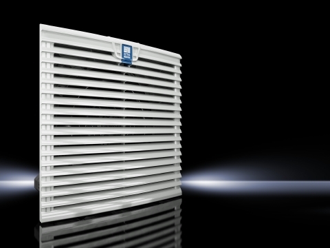 3237100 TopTherm 1-Phase Filter Fan Unit, 230 V AC, 0.065/0.052 A, 11/9 W Power Rating, 11.8/14.7 cfm Air Flow, NEMA 3/3R/12/IP54/56 Enclosure