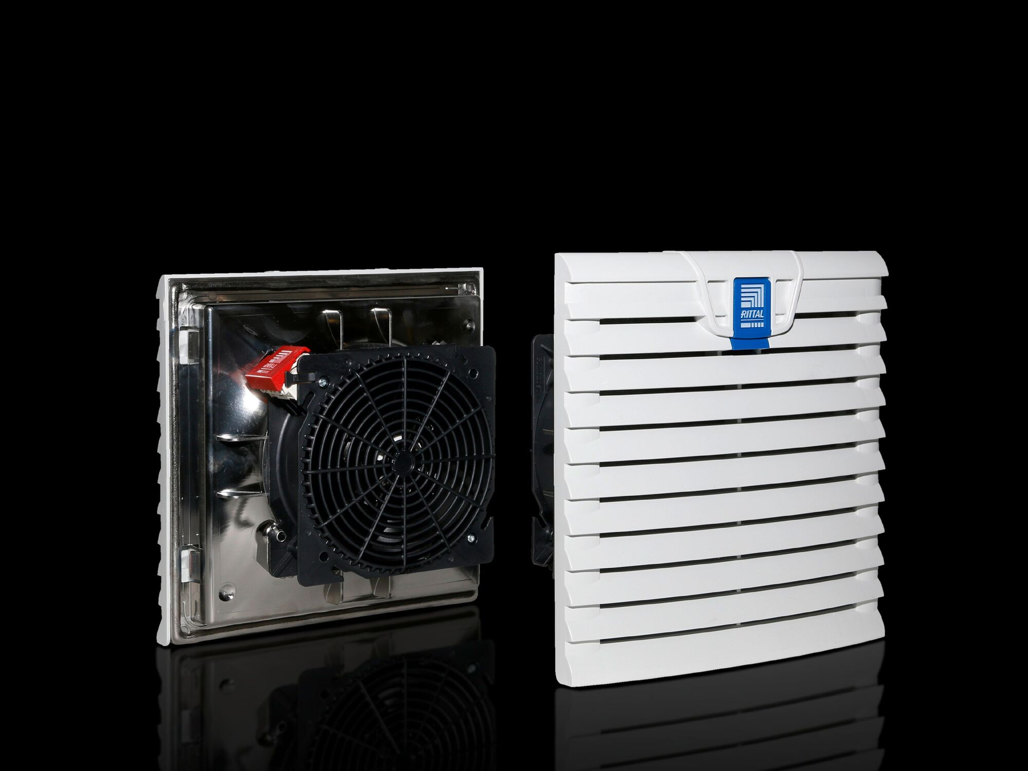 3239600 TopTherm 1-Phase EMC Filter Fan Unit, 230 V AC, 0.12/0.11 A, 19/18 W Power Rating, 61.8/70.6 cfm Air Flow, NEMA 3/3R/4/4X/12/IP54/55/56 Enclosure