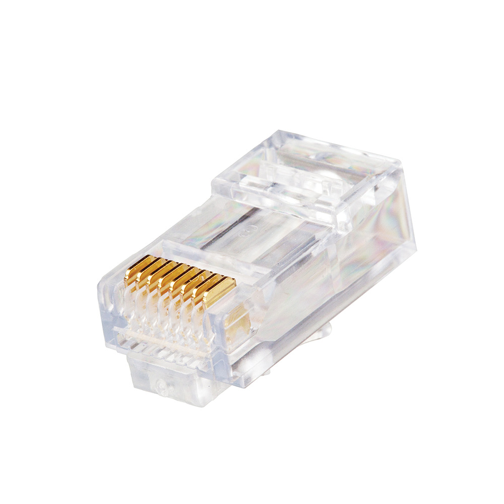 47613-EZ6 Jack Plug, Cat 6 Module, Polycarbonate, Clear
