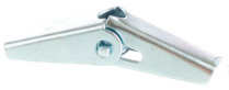 58631 Spring-Loaded Toggle Bolt Wing, 3/16-16 Thread Size, Steel, Zinc Plated