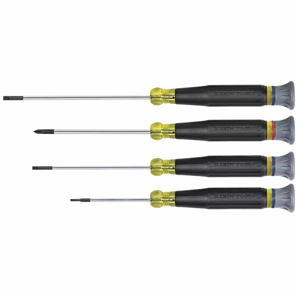 85613 Precision Screwdriver Set, 4 Pieces, Steel, Polished Chrome