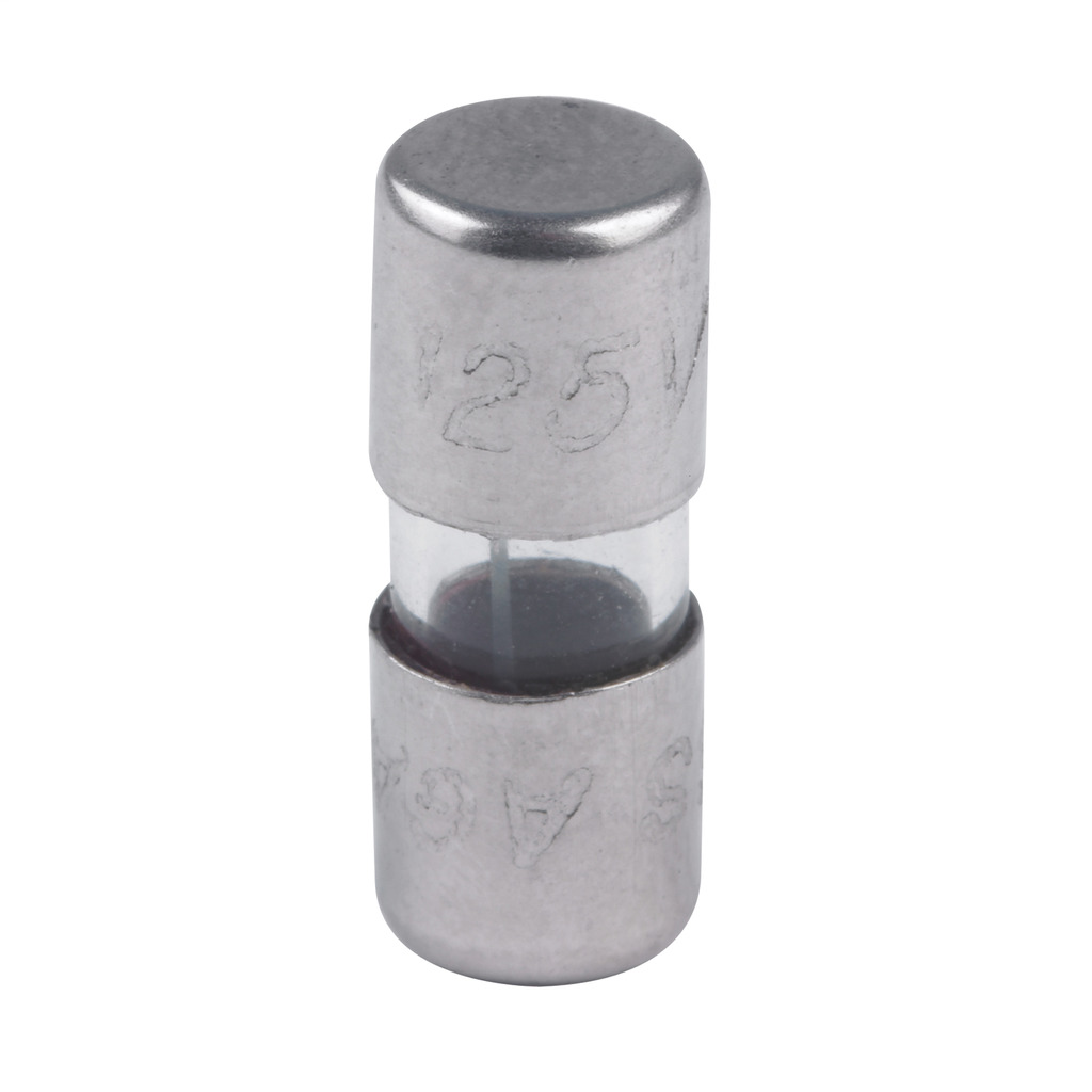 AGA-3 Small Dimension Fast Acting Fuse With Nickel Plated Brass End Caps, 3 A, 125 V AC, 200 A Interrupt, Cylindrical Body