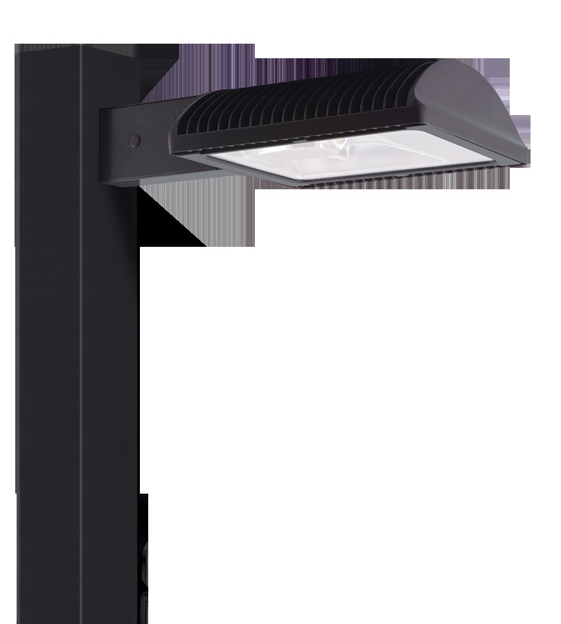 ALED2T78Y ALED Type II Standard Area Lighting With 8 in Pole Mounting Arm, 78 W Fixture, 120/208/240/277 V AC, Bronze/Polyester Powder Coated Housing