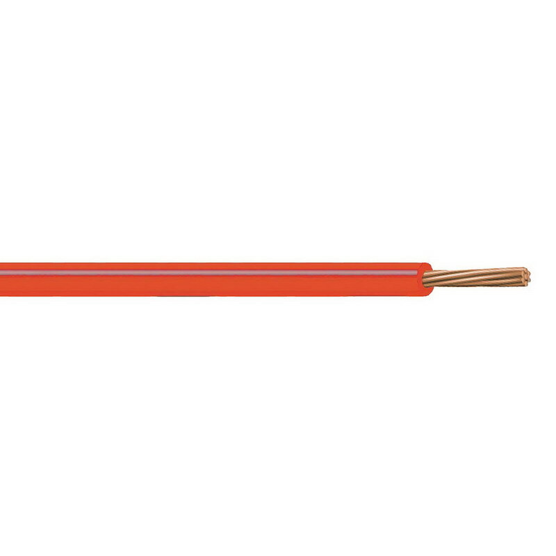 XHHW Cable, 12 AWG, Red, 7 Stranded, Copper Conductor, 2500 Foot Reel