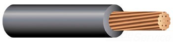 XHHW Cable, 12 AWG, Gray, 7 Stranded, Copper Conductor, 2500 Foot Reel