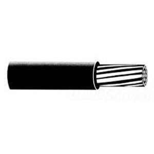 Type USE-RHH-RHW Wire, 12 AWG, Black, Copper Conductor, 500 Foot Reel