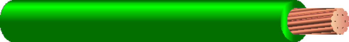 Machine Tool Wire (MTW), 18 AWG, 2/64 Stranded Conductor, Green, 500 Foot Reel